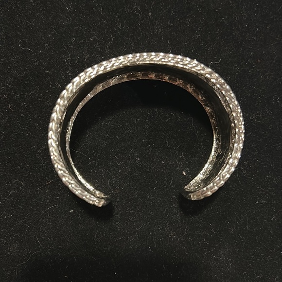 Gold and Silver Toned Cuff Bracelet - Picture 2 of 3